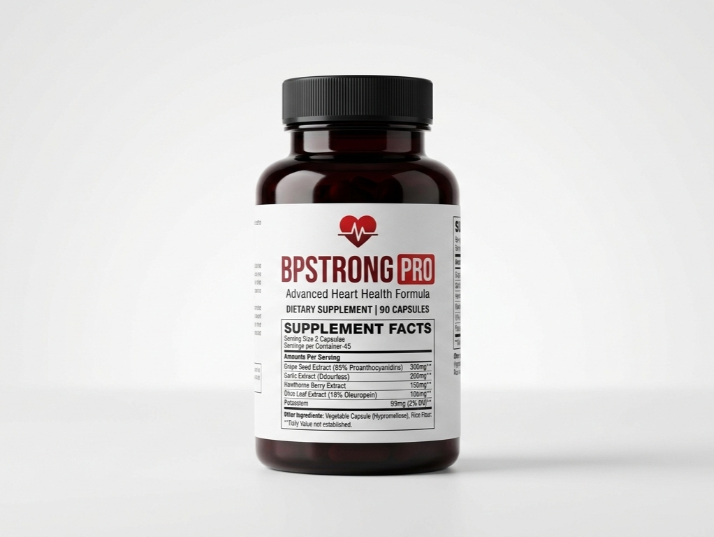 BPStrong Pro Nahrungsergänzungsmittel Flasche